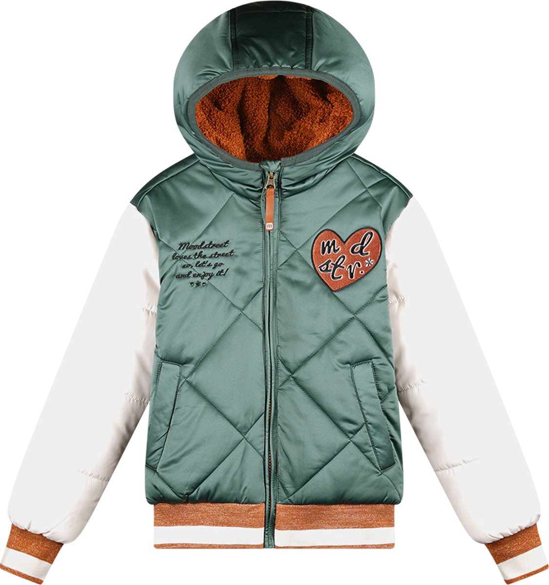 Moodstreet M407-5220 Meisjes Jas - Maat 116