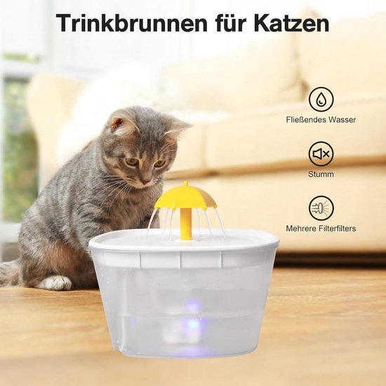 Petlibro Rainbow Waterfontein - Kattendrinkbak - per stuk - Noorse Boskat - Pets Place