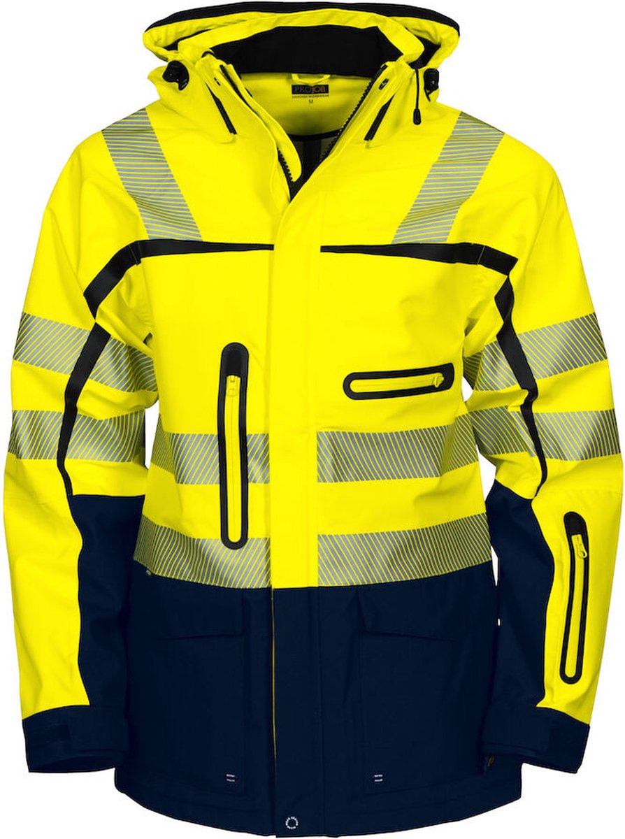 ProJob 6417 SIGNALISATIEJAS EN ISO 20471 KLASSE 3 646417 - Projob geel - 4XL