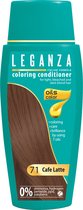 Leganza Coloring Conditioner Café Latte - Semi-Permanente Haarkleuring Licht Bruin - Natuurlijke Oliën - Zonder Ammoniak - 150ml
