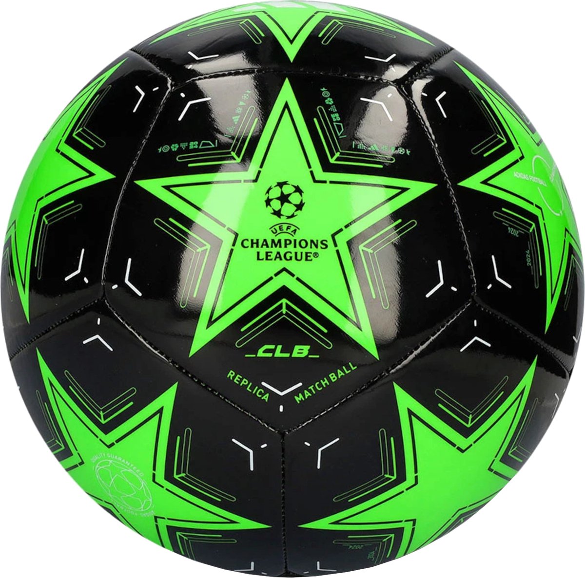 adidas UEFA Champions League Club Ball IX4067, Unisex, Zwart, Bal naar voetbal, maat: 4