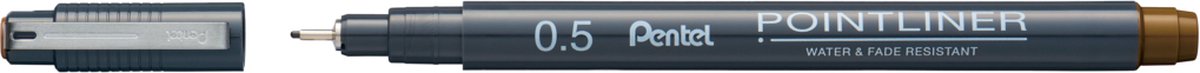Pentel S20P-5SP balpen Sepia Stick balpen Fijn 1 stuk(s)