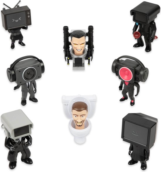 Toilettes Skibidi | Mini Figurines 6,25 cm