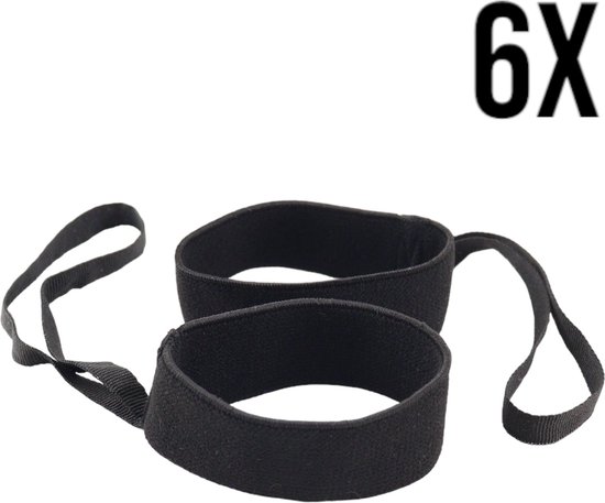 Skihandschoenen Polsbandjes - Set van 6 - Handcuffs - Leash - Handschoenen - Wanten