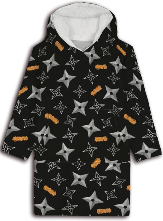 Naruto Hoodie Fleece deken Shuriken, 7 - 14 jaar