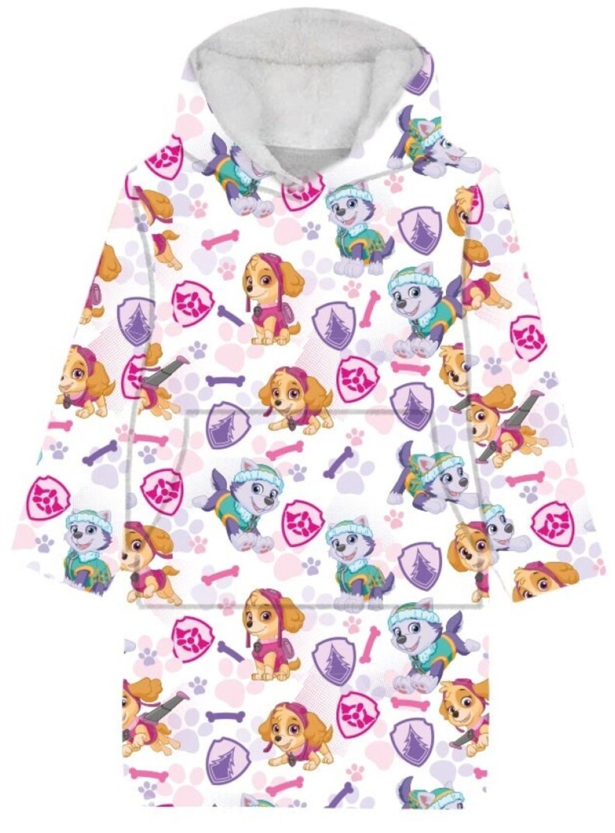 PAW Patrol Hoodie Fleece deken, Girls - Kind (3 - 6 jaar) - Polyester