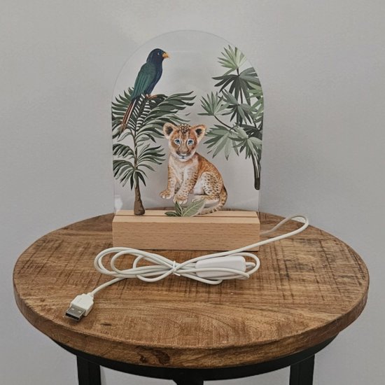 ZEPFJHE Draagbaar leesthema nachtlampje met miniatuur