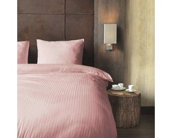 Hotellinnen Roze Katoen Satijn 200x200/220 + 2 kussenslopen 60x70 cm