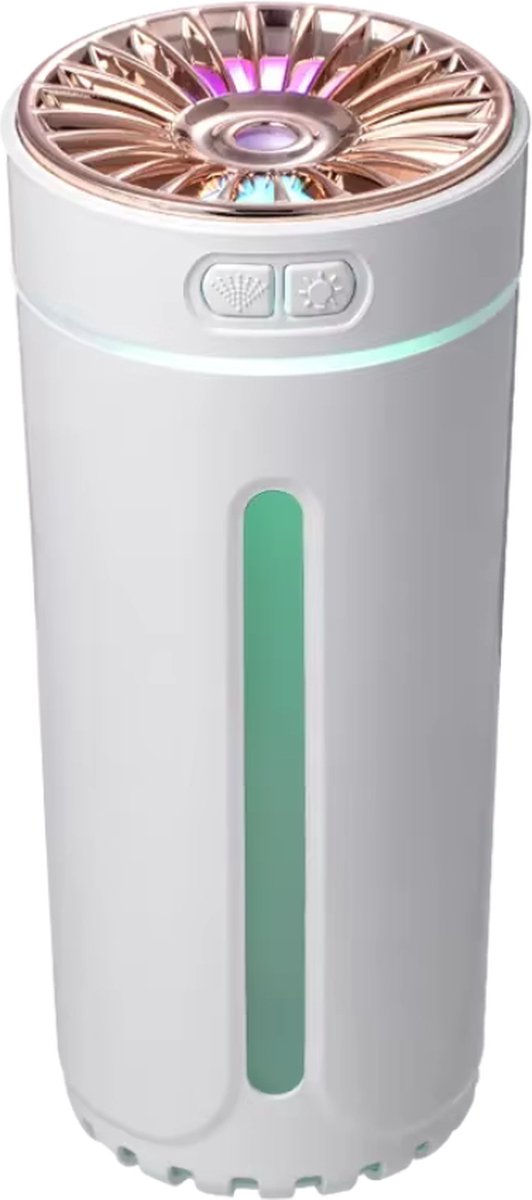 Goedkoopste Aroma Diffuser 300ML - USB Humidifier - Luchtbevochtiger Met ultrasone - Zwart met led-verlichting - Voor kantoor, thuis, in de auto