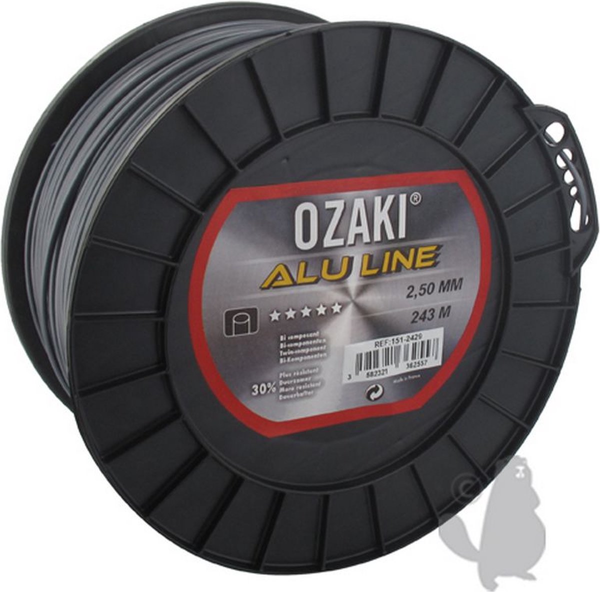 Rol ALU LINE nylondraad OZAKI - Lengte: 243 m, Ø: 2,50mm