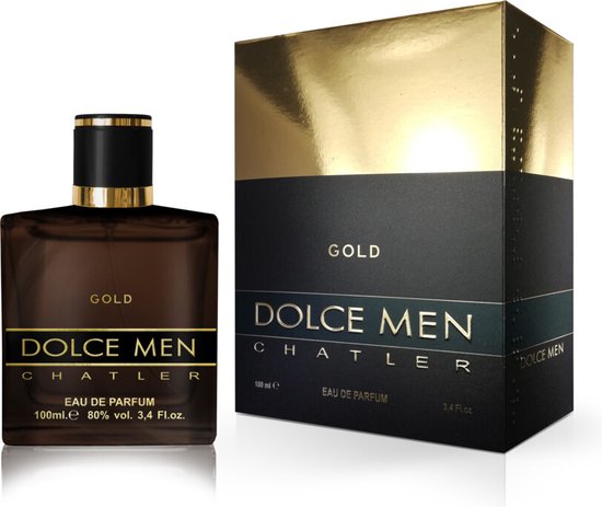 Chatler Eau De Parfum Dolce Men Gold 100 Ml Citrus-fruitig/kruidig