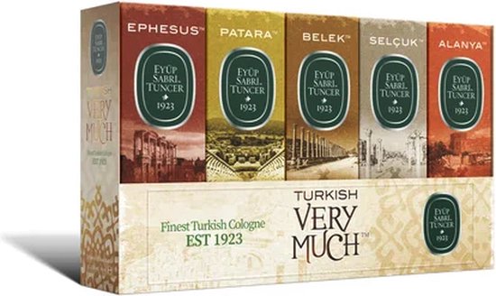 Eyüp Sabri Tuncer - Ephesus, Patara, Belek, Selcuk, Alanya - Aftershave - Set van 5 x 16 ml