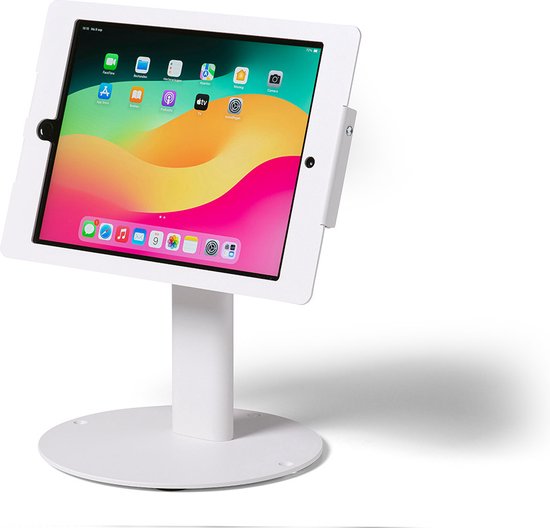Tabdoq Anti-Diefstal Stand voor Bureau | Beveiligde Tablethouder van metaal voor Zakelijk POS en Retail | Compatibel met iPad 10ᵉ (2022) & 11ᵉ Gen (2025) | Zwart