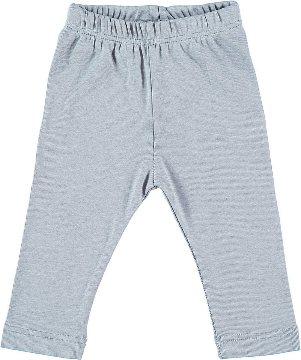 Baby legging biologisch katoen lichtgrijs 62-68