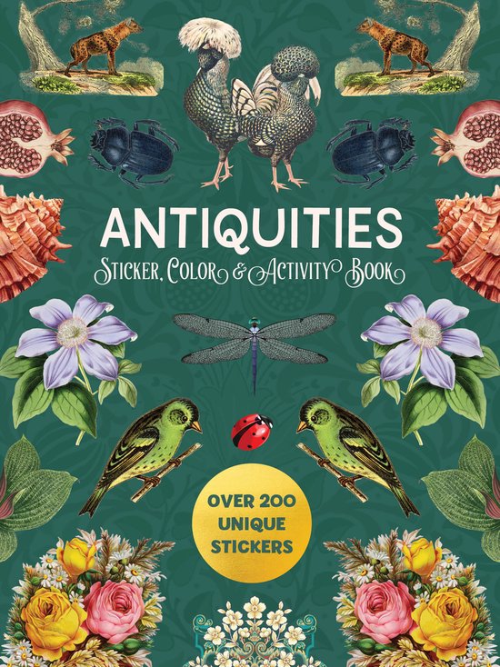 Antiquities Sticker, Color & Activity Book - cover