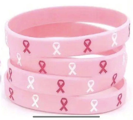 Akyol - armband voor pink ribbon -roze armband - pink ribbon - cadeau - borstkankerdag - wereldkankerdag - pink - roze maand
