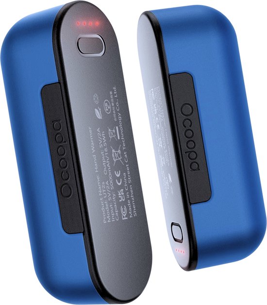 UT2s OCOOPA - Handwarmers Herbruikbaar (35-55 C°) - 2in1 Powerbank (10000mAh) - Heatbank - USB-C - Stijlvol & Innovatief Design - Nooit meer koude handen - Elektrische Handwarmer - Outdoor - Wintersport - Oplaadbare Handwarmer