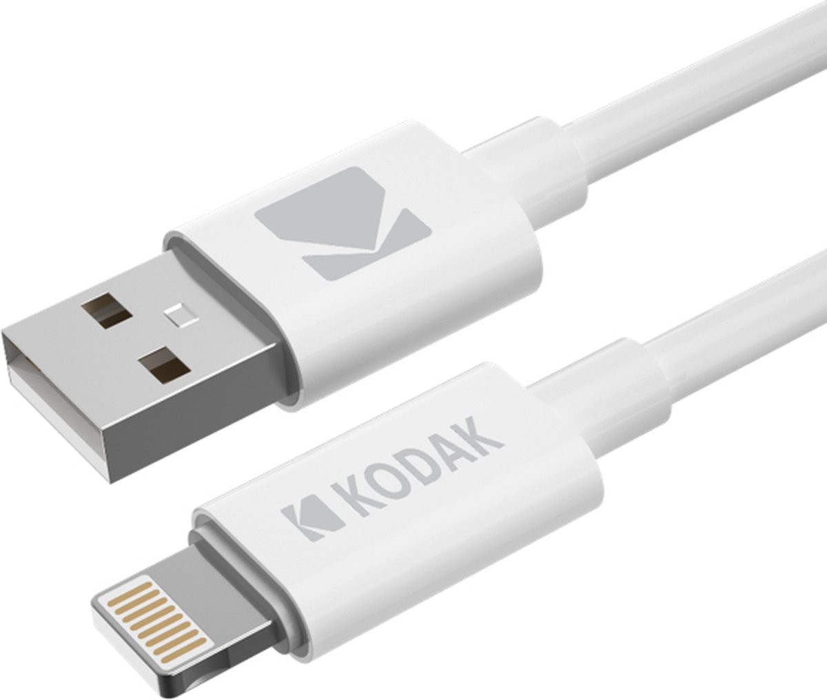 Kodak 30425880, Wit, USB A, Lightning, 1 m, Mannelijk, Mannelijk