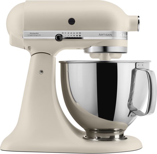 KitchenAid Artisan 5KSM125EFL Keukenmachine - Mat Beige