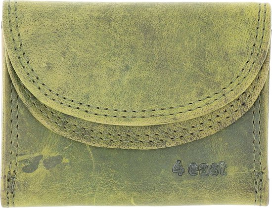Lederen Kids Slim Compact ID en Coin Pocket Driebladige Jongens Portemonnee, Zwart, small, Driebladige portemonnee