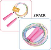 Jobber - Springtouw kinderen + Springtouw 5 meter - Unicorn - 2 stuks