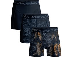 Muchachomalo – Boxershort Heren – Normale Lengte – Onderbroeken Heren – Boxershort – Ondergoed – 95% Katoen – 3 Pack – Maat L