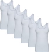 Beeren heren hemd - 6-pack - maat XXL - wit