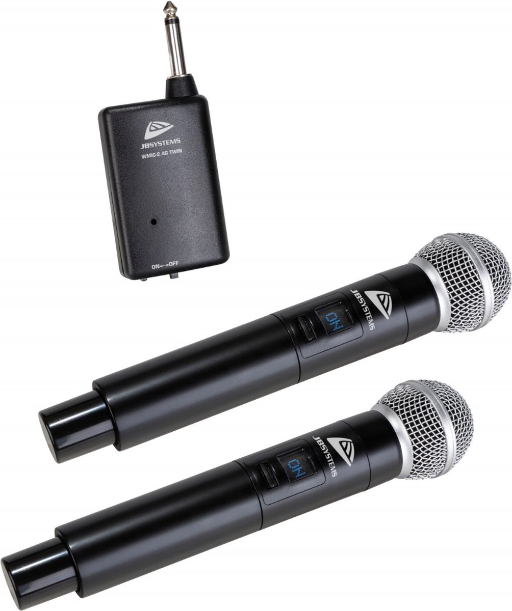 JB Systems WMIC-2.4G TWIN set van 2 Draadloze Microfoons