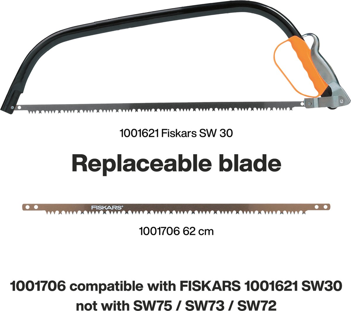 Fiskars Tree Saw SW30 - Bow Saw 53 cm