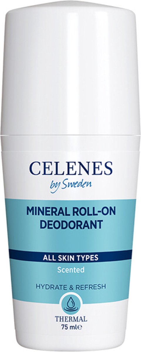 Goedkoopste 3x Celenes Thermal Mineral Roller Deodorant Alle Huidtypes 75 ml