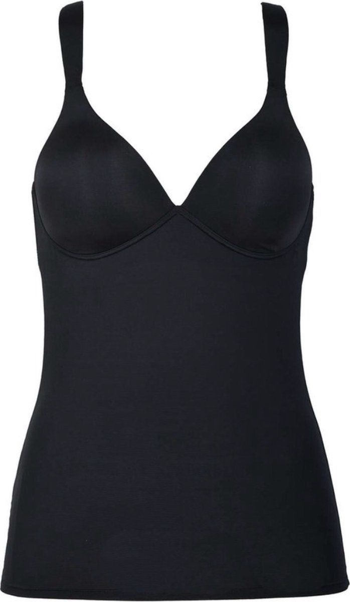 Naturana hemd met t-shirt BH zonder beugels maat 85A zwart
