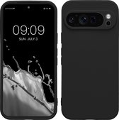 kwmobile coque de téléphone adaptée à Google Pixel 9 Pro - Coque pour smartphone - Découpe précise pour appareil photo - En noir mat
