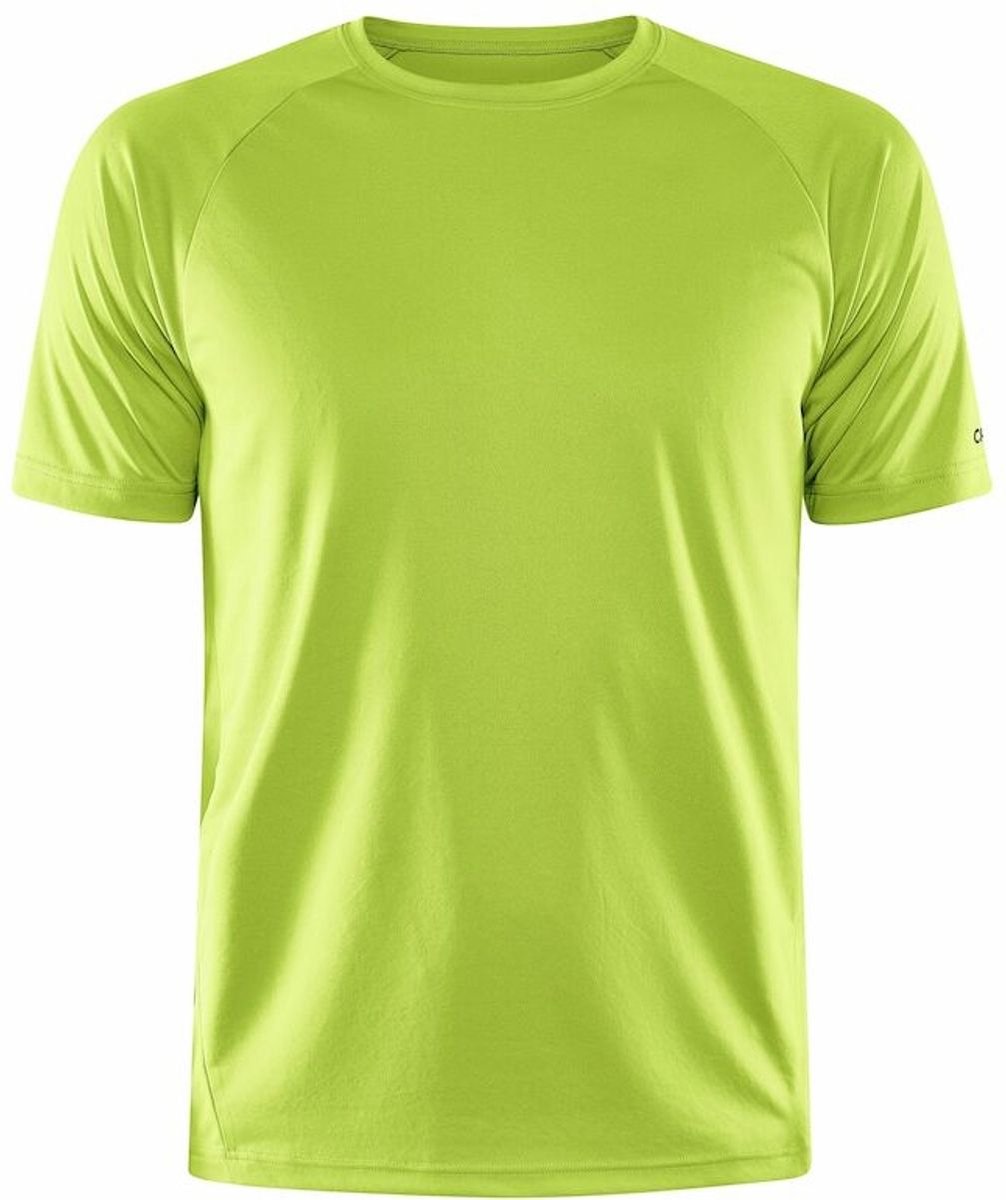 Craft Unify Core Functioneel T-Shirt Heren - Fluogeel | Maat: L