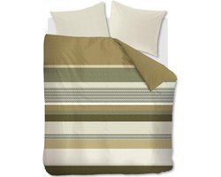 Beddinghouse Hylke dekbedovertrek - Lits-Jumeaux - 240x200/220 cm - Groen