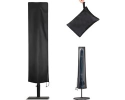 Parasolhoes - 190×50×30cm - Staande Parasol - Stevig & Duurzaam - Waterdichte Parasolhoes 600D - Met Rits, Trekkoord En Opberghoes - Waterdichte / Stofdicht / Weerbestendig - Zwart - Voor Zweefparasol En Staande Parasol Parasolhoes - 190×50×30cm - Staande Parasol - Stevig & Duurzaam - Waterdichte Parasolhoes 600D - Met Rits, Trekkoord En Opberghoes - Waterdichte / Stofdicht / Weerbestendig - Zwart - Voor Zweefparasol En Staande Parasol