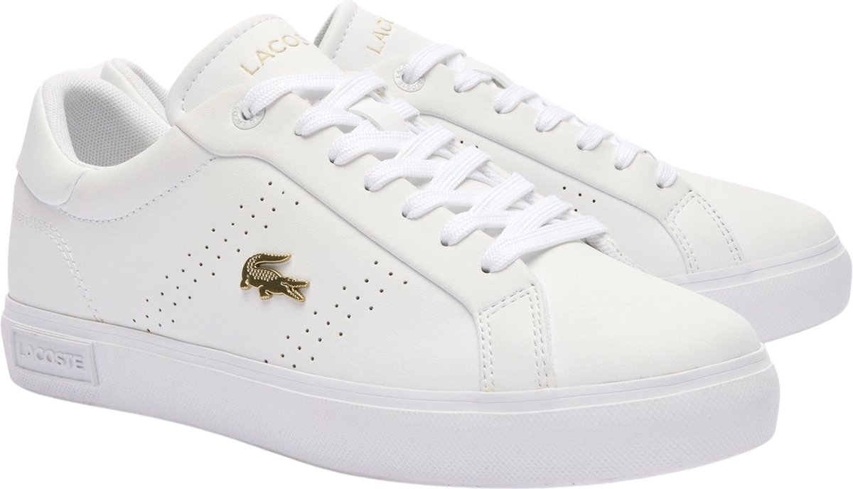 Lacoste Powercourt 2.0 Dames Sneakers Wit