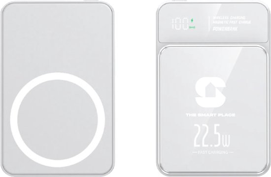 The Smart Place Powerbank 10.000 mAh Draadloos Magnetisch - The - €30,00