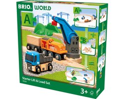 foto van BRIO World – 36028 Set voor beginners heffen en laden | Set speelgoedtreintjes voor kinderen vanaf 3 jaar