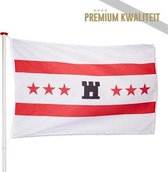 Drentse Vlag Drenthe 70x100cm - Kwaliteitsvlag - Geschikt voor buiten