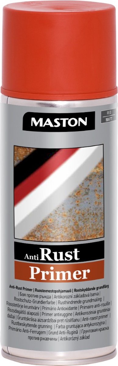 Maston Anti-Roest Primer - Rood - spuitverf - 400 ml - spuitbus verf