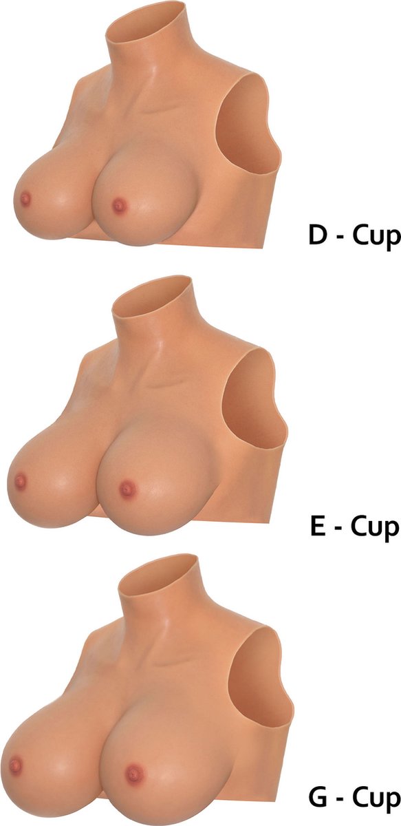 Goedkoopste Wearable Breasts Crop Top DCup