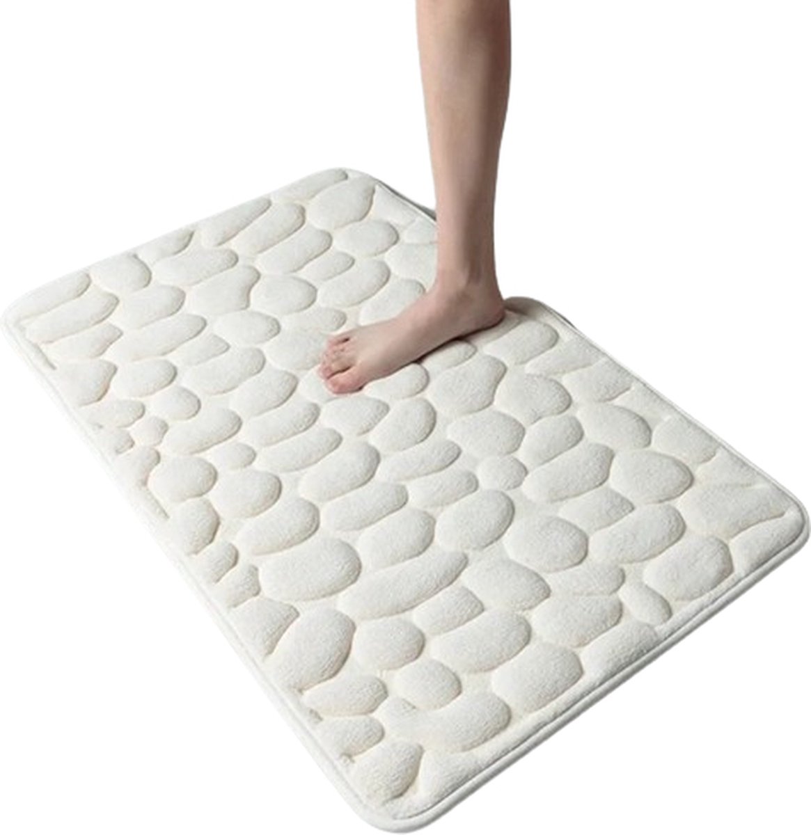 Blyx® - GripMat - Badkamermat - Douchemat - Douchemat Antislip Voor Douche - Douchemat Antislip - Bad Mat - Badmat - Antislipmat Douche - Badmat Antislip - 40x60 Cm - Wit