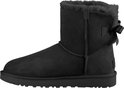 Zwarte UGG mini laars met strik aan de achterkant