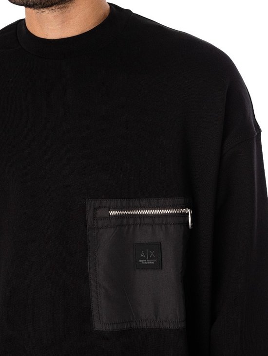 Armani Exchange Heren Trui Zwart XM000121-AF10830/UC001