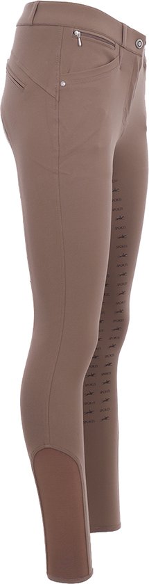 Culotte D'équitation Schockemohle Femme Taille 24 Marron - Avec Patchs Genoux, état Propre