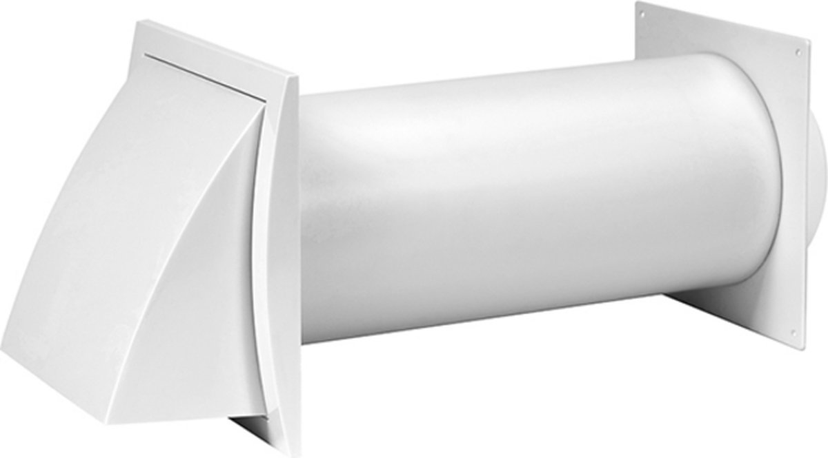 Geveldoorvoer SPK3 Ø125mm met terugslagklep