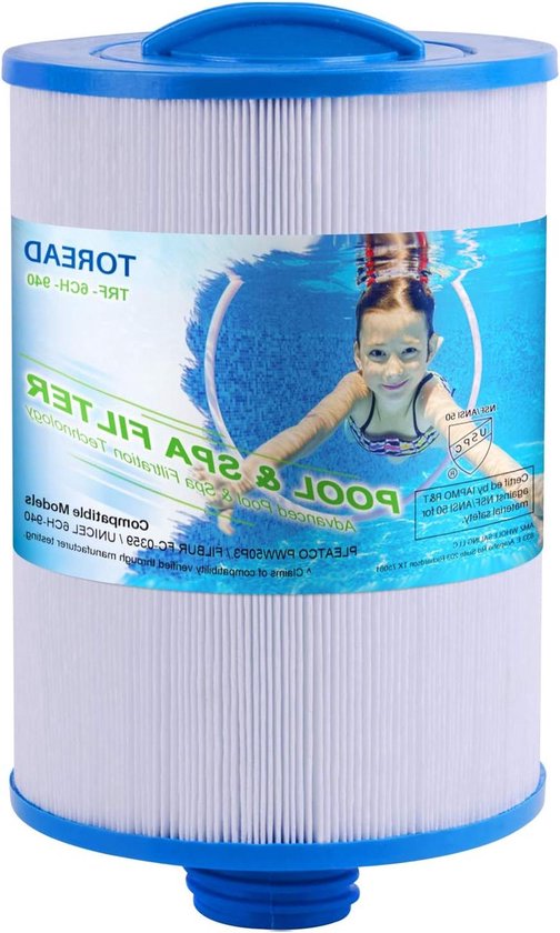 TOREAD Ersatz für Spa-Filter Unicel 6CH-940, PWW50P3 (Nicht PWW50P4), Filbur FC-0359, 817-0050, 25252, 03FIL1400, 1 1/2 Zoll SAE Gewinde Schraube in Filter, 2 Stück TOREAD Ersatz für Spa-Filter Unicel 6CH-940, PWW50P3 (Nicht PWW50P4), Filbur FC-0359, 817-0050, 25252, 03FIL1400, 1 1/2 Zoll SAE Gewinde Schraube in Filter, 2 Stück