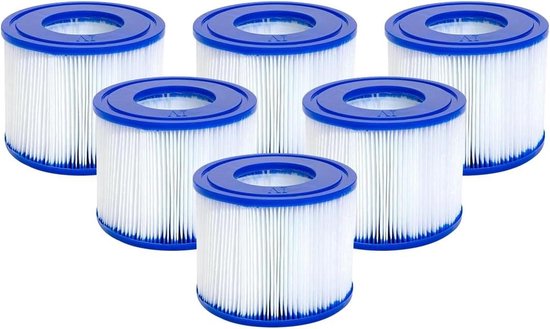 Foto: Zwembad 6 stuks filterpatronen vi bestway miami monaco lay z spa vegas palm springs flowclear pool vervangt originele cartridge 58323