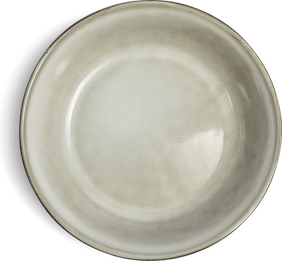 Vidi Sapore Pastaborden 6 stuks – Ø17,5 cm Diepe Borden – Serviesset 6 peroons – Bordenset 6 persoons - Parelwit