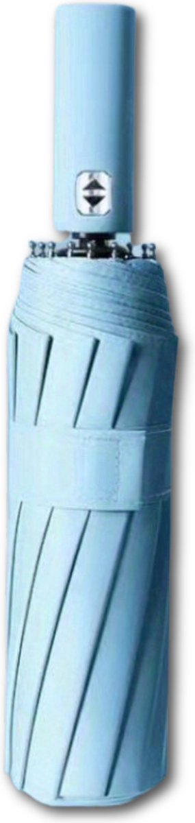 Bovista Moderne Stormparaplu - Windproof Paraplu - Opvouwbaar - Stormproef - Automatisch Uitklapbaar - Umbrella - Lichtblauw